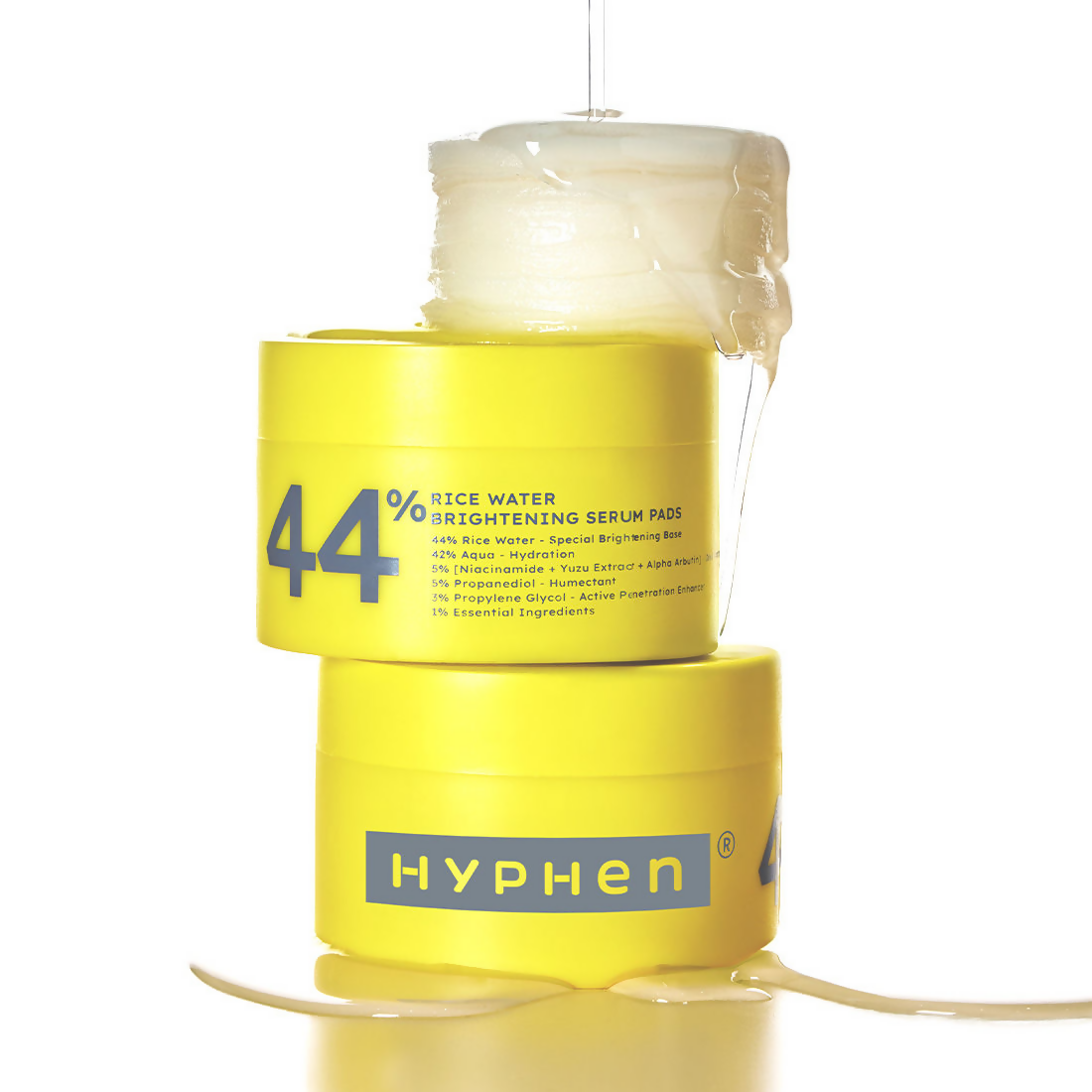 Hyphen By Kriti Sanon 44% Rice Water Brightening Serum Pads (50pcs) | Swadesiicart