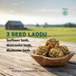 Sreshta Farms Healthy Seed Laddu – Muskmelon, Sunflower & Watermelon Blend | Swadesiicart