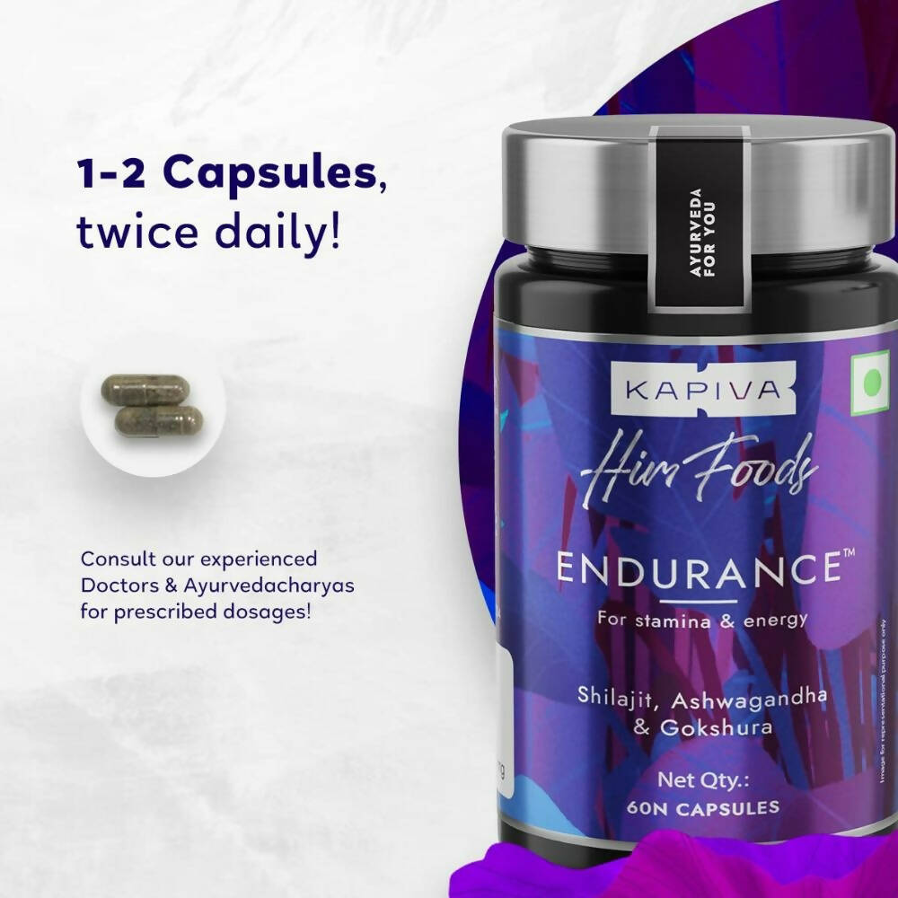 Kapiva Ayurveda Himfoods Endurance Capsules - Swadesiicart