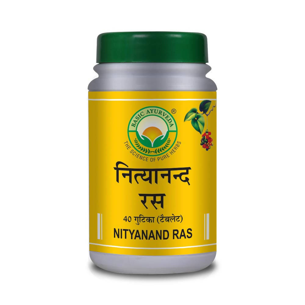 Basic Ayurveda Nityanand Ras Tablet - Swadesiicart