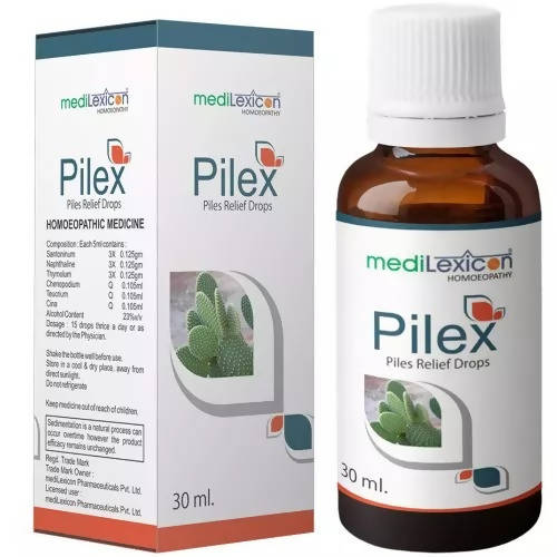 Medilexicon Homeopathy Pilex Drops | Swadesiicart