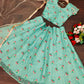 Jyoti Fashion Beautiful Sky Blue Organza Silk Embroidered Kids Lehenga Choli Set | Swadesiicart