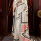 Aayaa Designer Winter Collection Printed Saree With Shawl - Multi Color