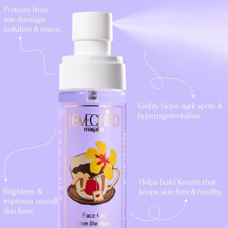 LoveChild By Masaba Gupta Face On - Brightening Face Mist | Swadesiicart