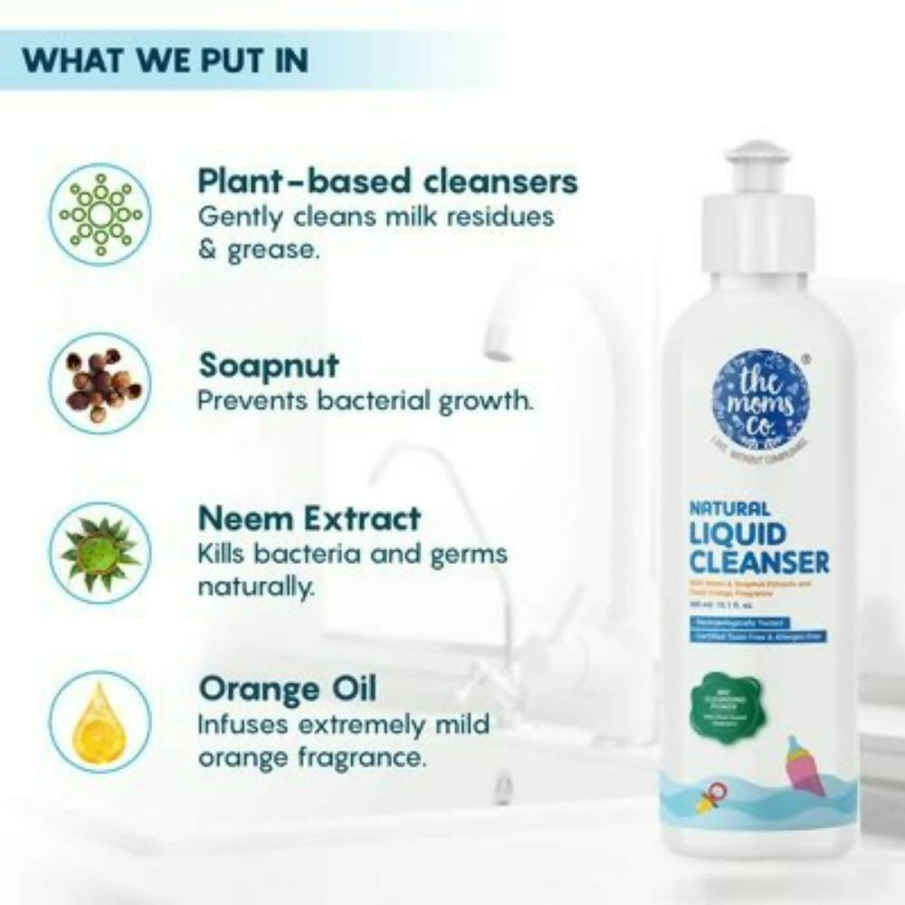 The Moms Co Natural Liquid Cleanser - Swadesiicart