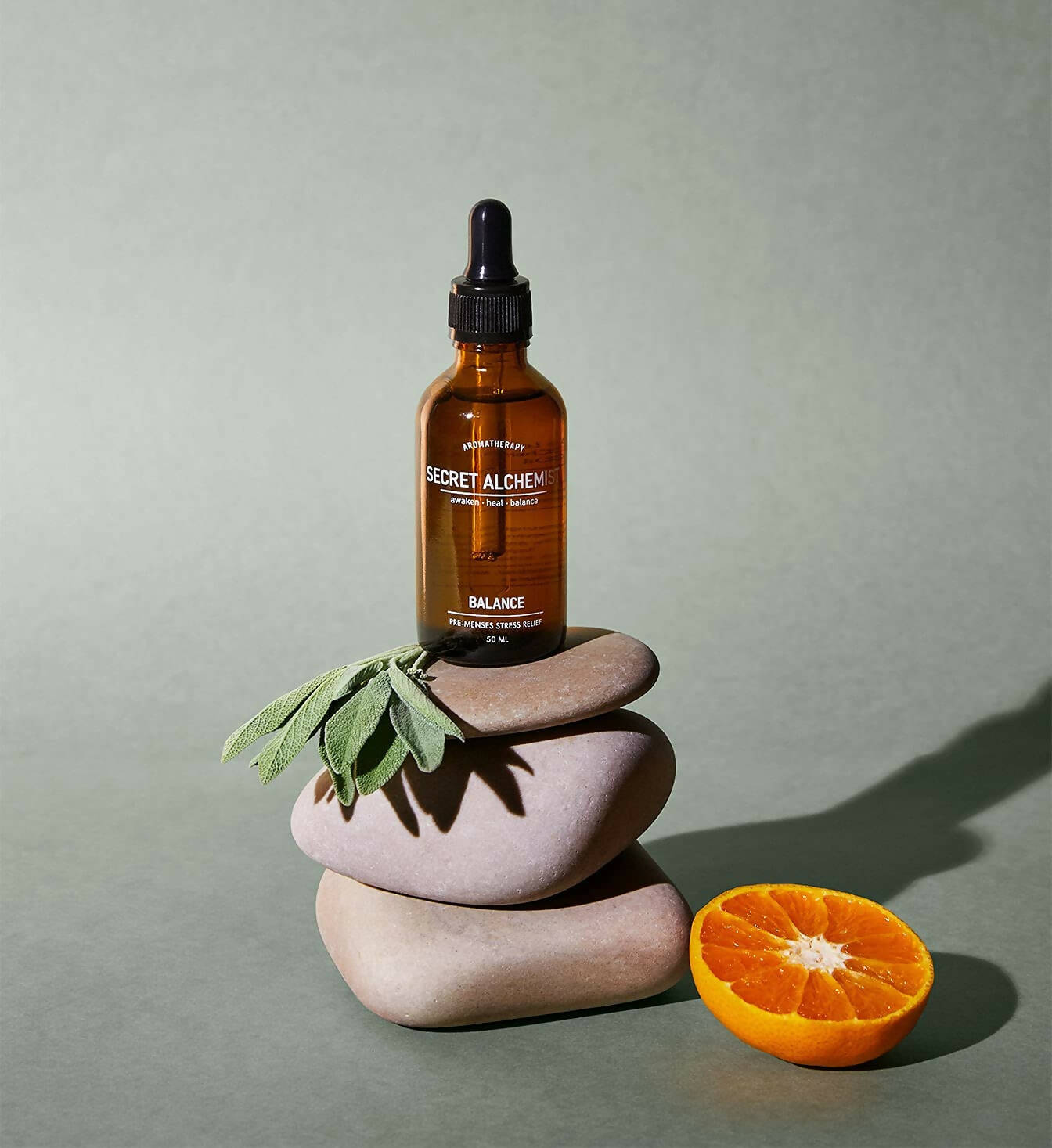 Secret Alchemist Balance Pre Menstrual Tension Reliever Oil | Swadesiicart