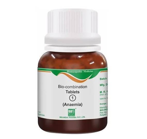 Bio India Homeopathy Bio-combination 1 Tablets | Swadesiicart
