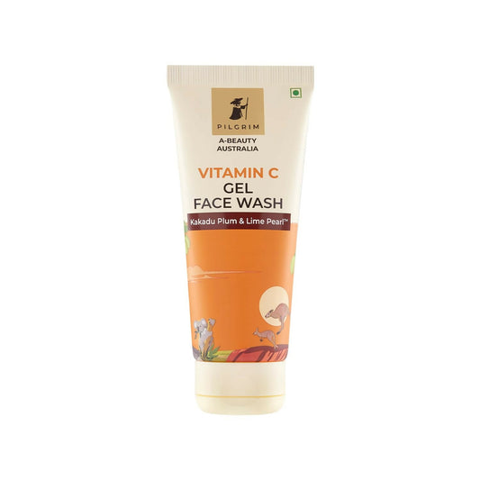 Pilgrim Australian Vitamin C Gel Face Wash For Glowing Skin With Kakadu Plum & Lime Pearl - Pilgrim