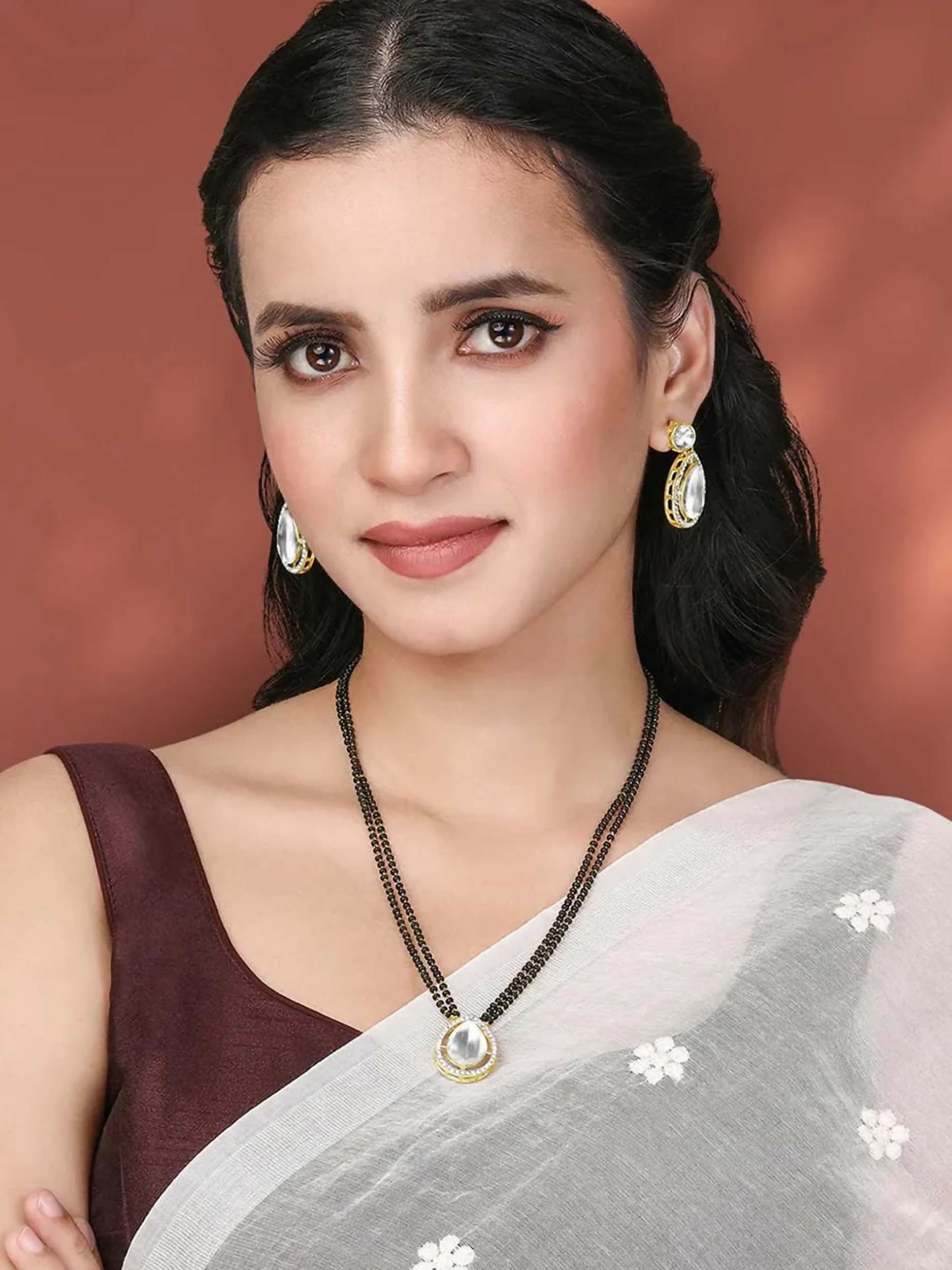 Joban Fashion Mangalsutra With Earrings For Women | Swadesiicart