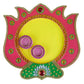 Kundan HandiKrafts Mdf Lotus Pooja Thalis - Pink | Swadesiicart