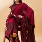 Maroon Lycra Embossed Fancy Velvet, Sequins Embroidery, Frill Details Saree - Norita Hit Design - Swadesiicart