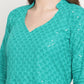Kalini Chikankari Embroidered Pure Cotton Anarkali Kurta | Swadesiicart