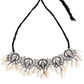 Cardinal Women Oxidised Silver-Toned Ganesh Choker Necklace Jewellery Set | Swadesiicart