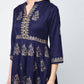 Aniyah Rayon Block Printed Anarkali Blue Kurta (AN-116K)