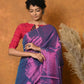 Very Much Indian Fusion Cotton Tissue Shimmer Saree - Dual Tone Purple | Swadesiicart