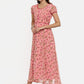 Souchii Women Pink Printed Fit And Flare Beautiful Dress - Swadesiicart