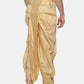 Sethukrishna Gold-Coloured Embroidered Dhoti Pant For Men | Swadesiicart
