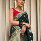 Kalini Woven Design Zari Banarasi Saree | Swadesiicart