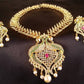Multicolor Peacock Bridal Latest Necklace Set