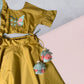 ArthLife Mustard Butterfly Lehenga Choli