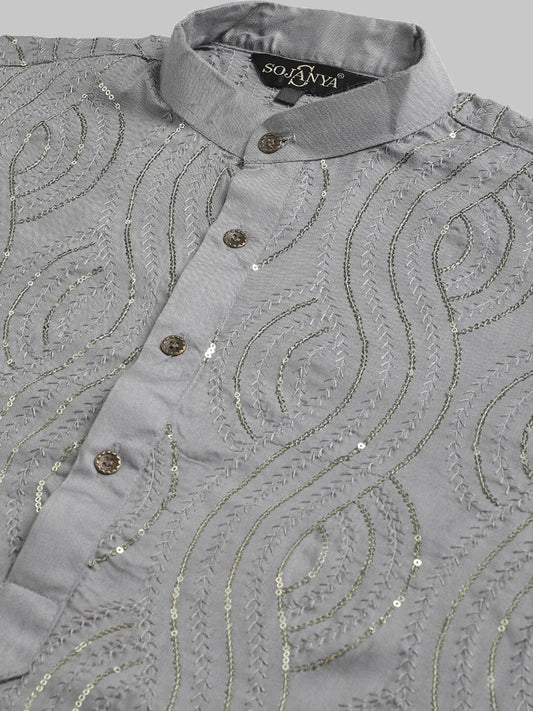 Sojanya Regular Pure Cotton Kurta With Churidar | Swadesiicart