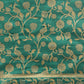 Saree Mall Teal Green & Golden Woven Design Banarasi Saree | Swadesiicart