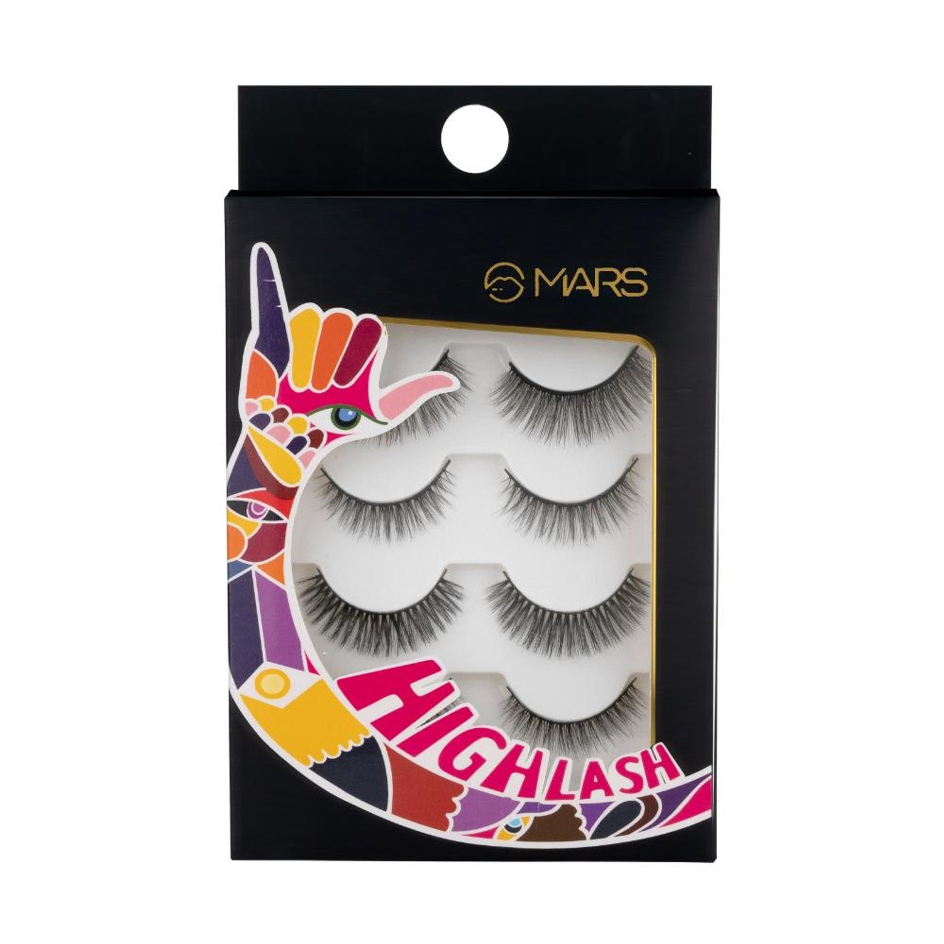 MARS Cosmetics Highlash False Eyelashes Set - 01 Natural - Swadesiicart