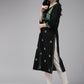 ADA Ethnic Motifs Embroidered Chikankari Cotton Straight Kurta