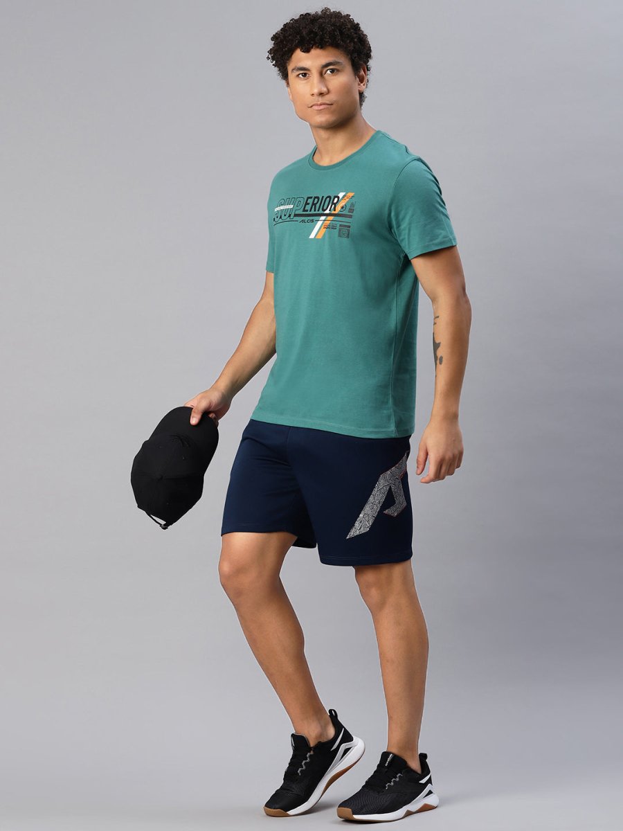 Alcis Men Typography Printed T-shirt | Swadesiicart