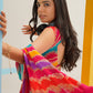 Tikhi Imli Leheriya Gotta Patti Saree | Swadesiicart