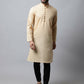 Even Apparels Beige Color Pure Cotton Men's Kurta With Side Placket (CHK1200) | Swadesiicart