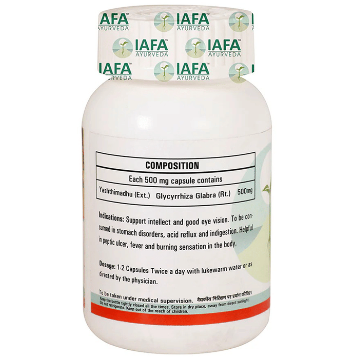 Iafa Ayuveda Yashtimadhu Capsules | Swadesiicart