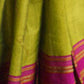 Very Much Indian Handloom Cotton Viscose Ilkal Saree - Bright Green | Swadesiicart