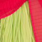 Tikhi Imli Georgette Half and Half Saree | Swadesiicart
