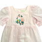ArthLife Pink Flamingo Embroidered Dress