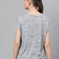 MKH Typography Printed Extended Sleeves Dri-FIT Relaxed Fit Sports T-shirt - Swadesiicart