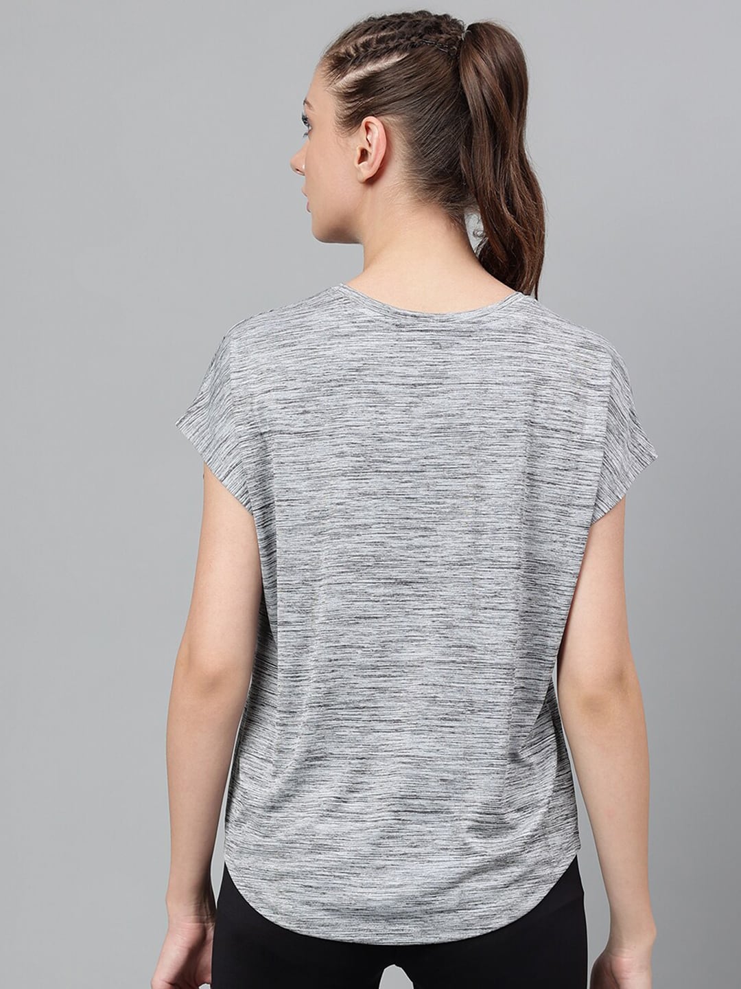 MKH Typography Printed Extended Sleeves Dri-FIT Relaxed Fit Sports T-shirt - Swadesiicart