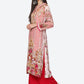 Biba Women Pink Floral Printed Kurta - Swadesiicart