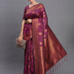 Shree Shyam Fashion Silk Purple Saree