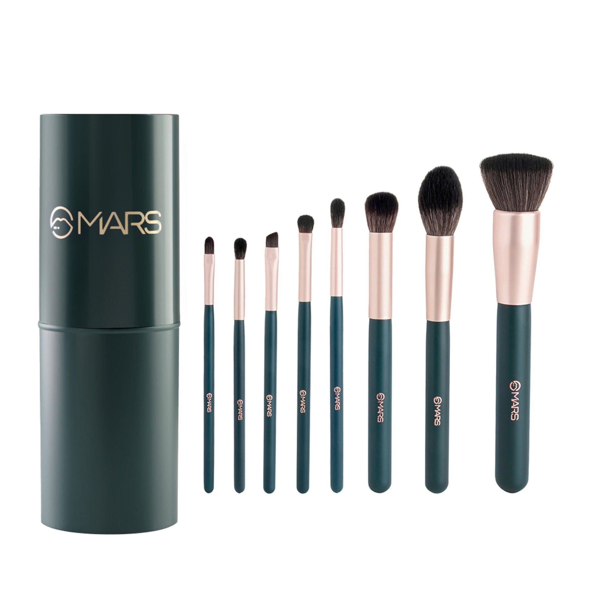 MARS Cosmetics Tools Of Titan Brush With Holder - Pack Of 8 - Swadesiicart