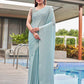 Tikhi Imli Woven Design Satin Ready to Wear Saree | Swadesiicart