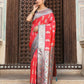 Shree Shyam Fashion Red Silk Saree