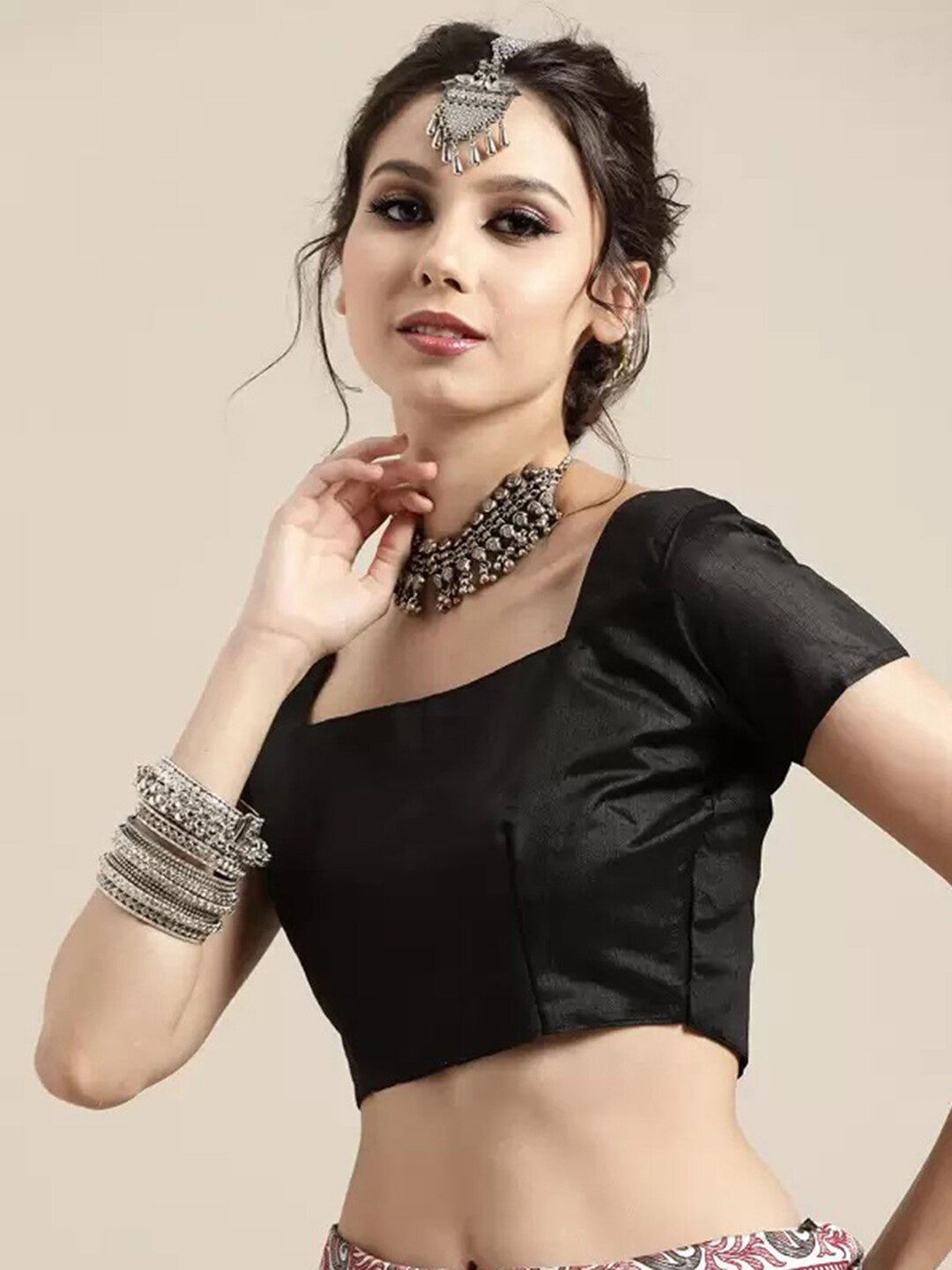Kalini Ethnic Motifs Banarasi Saree | Swadesiicart