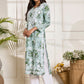 HOUSE OF KARI Floral Embroidered Chikankari Pure Cotton Kurta | Swadesiicart