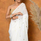 Very Much Indian Pure Mul Cotton Handloom Saree | Swadesiicart