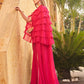 Tikhi Imli Gotta Patti Saree With Ruffled cape | Swadesiicart