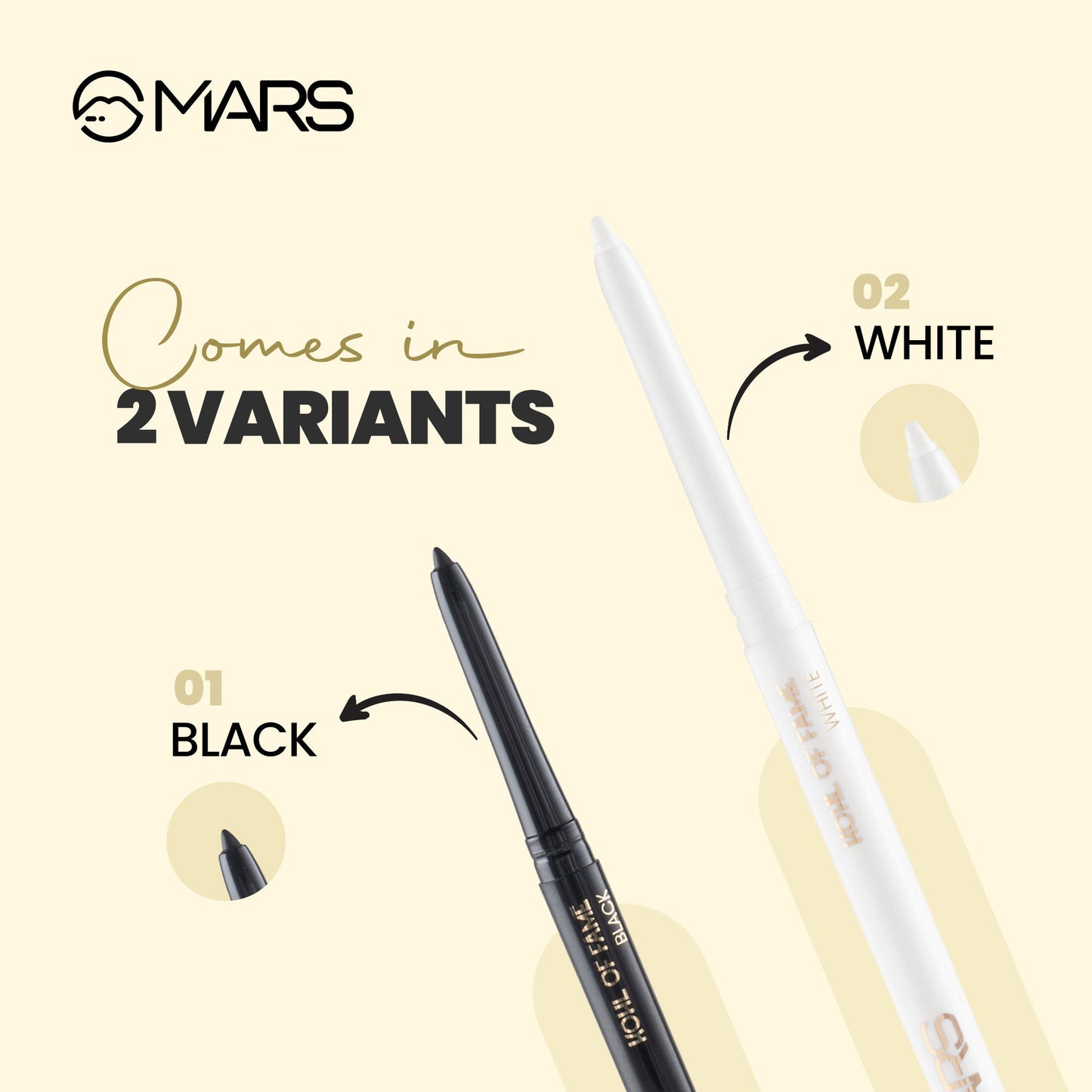 MARS Cosmetics Kohl Of Fame Kajal - Black - Swadesiicart