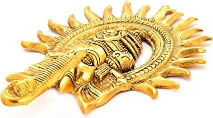 Smizzy Metal Ganesha Idol - Swadesiicart