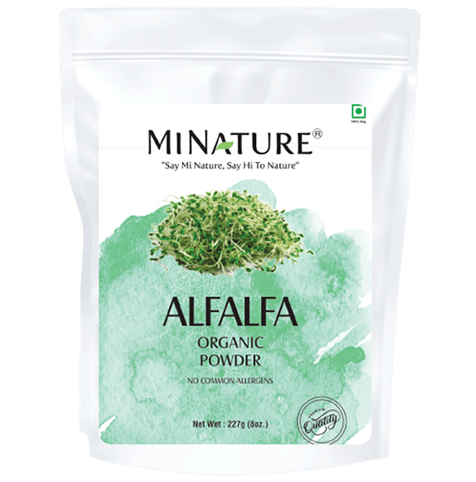 Minature Alfalfa Organic Powder | Swadesiicart