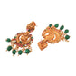 Saraf RS Jewellery Gold-Polished Stone-Studded Jewellery Set - Swadesiicart